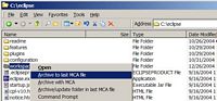 MCA shell integration